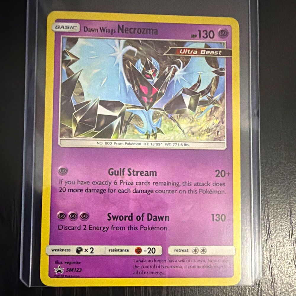Pokemon Dawn Wings Necrozma SM123 Holo Promo Ultra Beast (English)